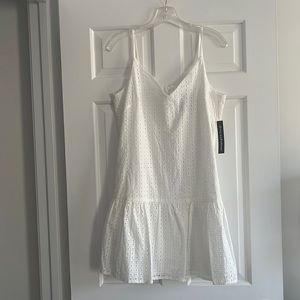 White Eyelet Dress NWT